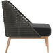 Andria Arashi Black Outdoor Lounge Chair